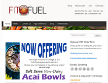 Tablet Screenshot of getfitfuel.com